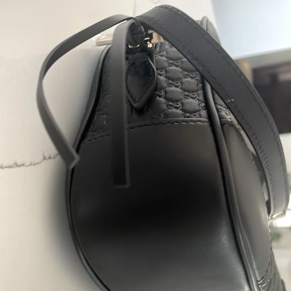 💯GUCCI Bree Rossi Microguccissima Leather Bag - Picture 7 of 11